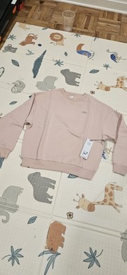 Alo Yoga Accolade Crew Neck Sweatshirt Pink Size SMALL Authentic NWT
