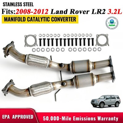 Fits: 2008-2012 LAND ROVER LR2 3.2L Flex Pipe Exhaust Catalytic Converter