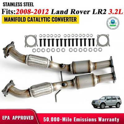 #ad Fits: 2008 2012 LAND ROVER LR2 3.2L Flex Pipe Exhaust Catalytic Converter $196.03