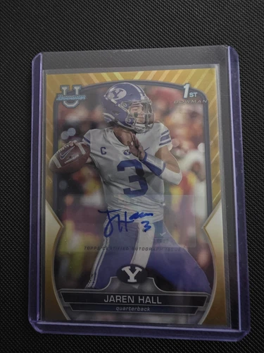 2022 Bowman University Chrome #85  Jaren Hall  /50  Auto
