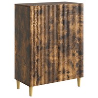 Sideboard In GeräUcherter Eiche 66 X 34,5 X 90 Cm Holzwerkstoff