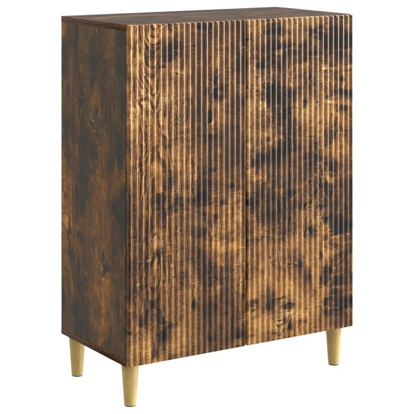 Sideboard In GeräUcherter Eiche 66 X 34,5 X 90 Cm Holzwerkstoff-image
