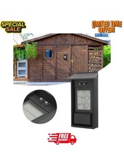Outdoor Garden Temperature Gauge Digital Max Min Greenhouse Thermometer