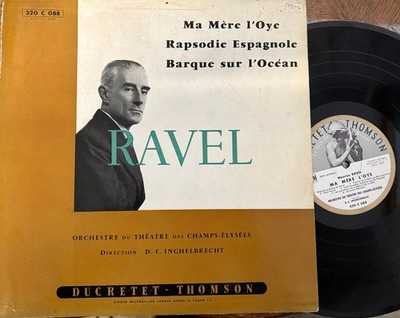 INGHELBRECHT / RAVEL  ma mere l'oye - rapsodie espagnole  / DUCRETET- THOMSON