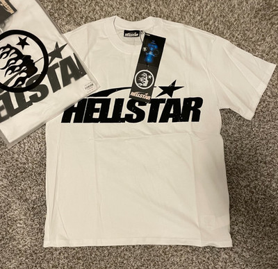   HELLSTAR White Logo Graphic Tee - NEW w/ Tags & Bag!  