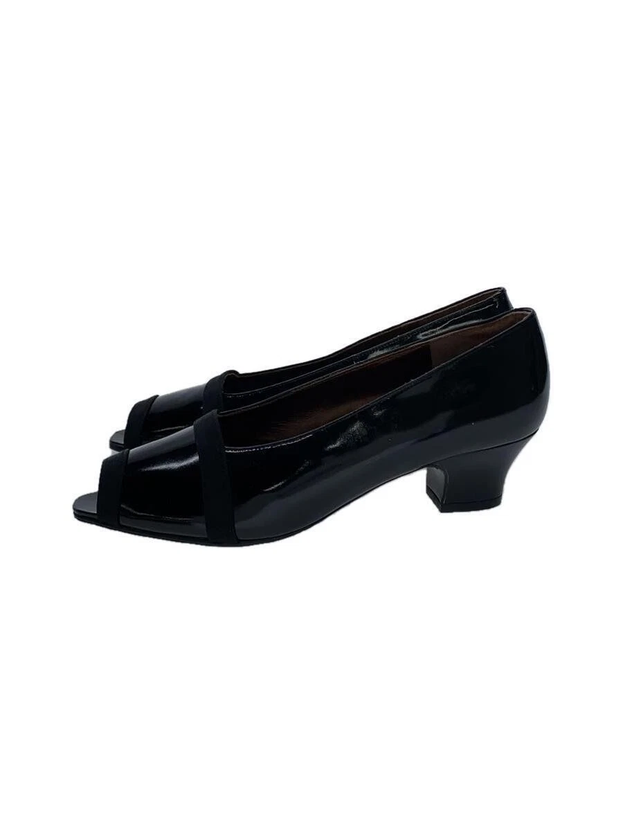 Escarpins Christian Dior US5.5 chaussures à talons émaillés noirs