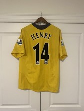 HENRY 14 Arsenal Shirt - Jersey - 2005/2006 - O2 Away Barclays Premier League