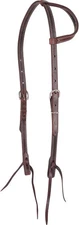 Martin Saddlery Latigo Leather Slip Ear Headstall - Doubled & Stitched
