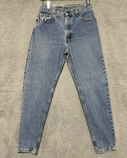 Vintage Levi's 550 Jeans Womens 9 Faded Wash Relaxed Fit Tapered Leg Denim 90s