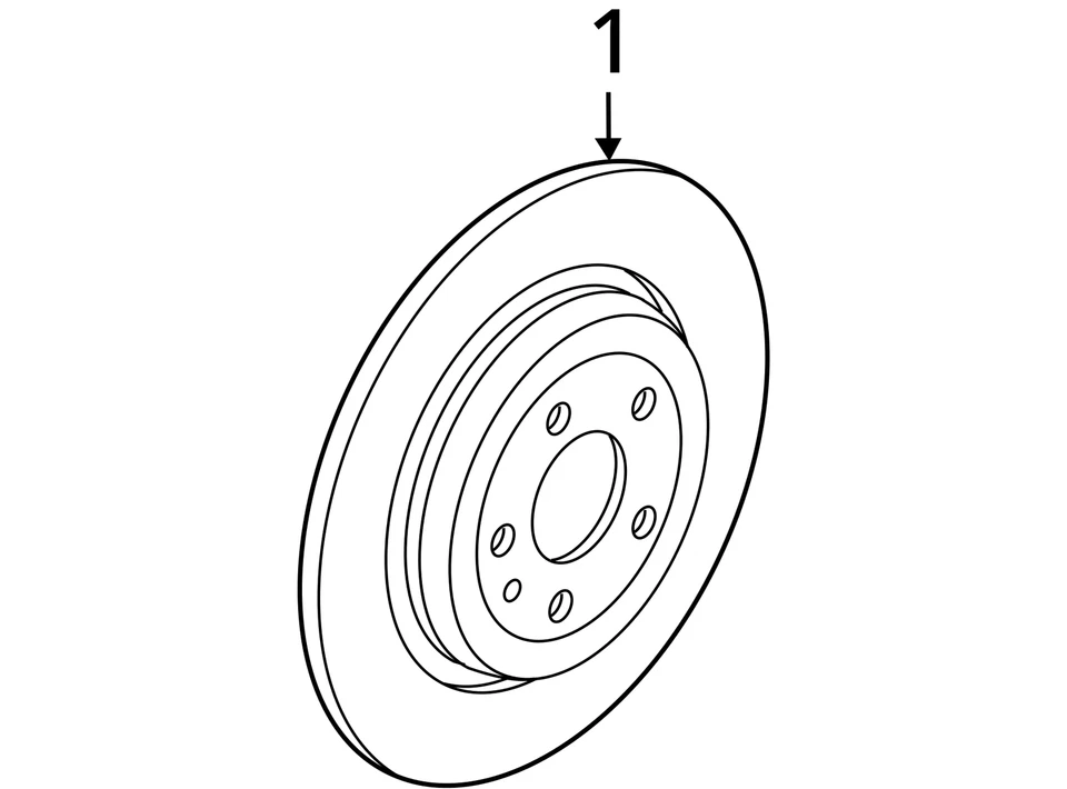 Rotor trasero de Ford Explorer 2013 11804859 Foto 4 de 4
