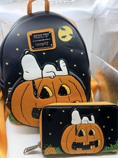 Loungefly Peanuts Snoopy Halloween Pumpkin Mi...