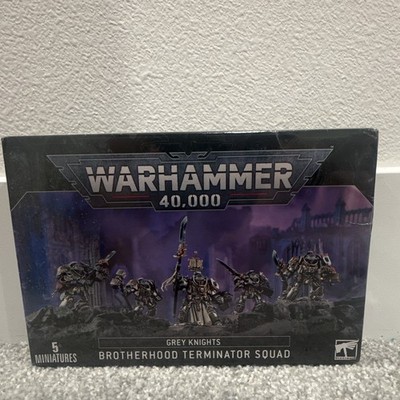 Games Workshop Warhammer 40K Grey Knights Brotherhood Terminators Sealed