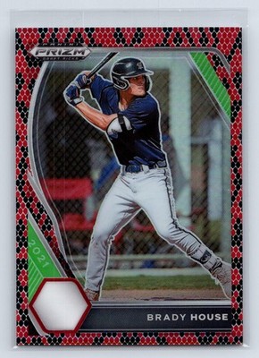 Brady House 2021 Panini Prizm Draft Picks Snake Skin Prizm SN #/25 #PDP11