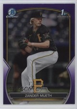 2023 Bowman Draft Chrome Purple Refractor 35/250 Zander Mueth #BDC-131 0i40