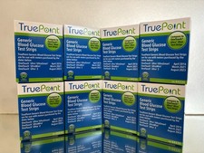 TRUE POINT  UNISTRIP 1 Blood Glucose 400 Test Strips 8 BOXES OF 50, EXP 03/2027