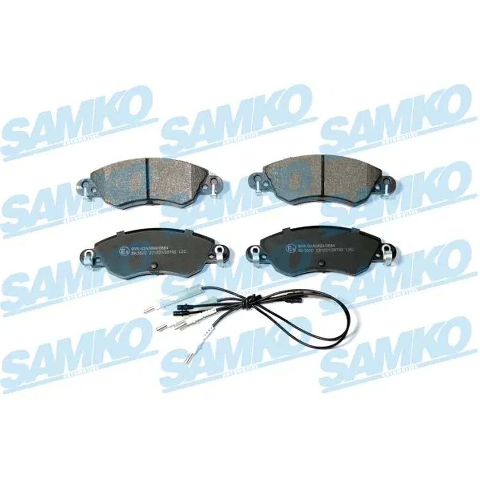 1x ORIGINAL® SAMKO Bremsbelagsatz, Scheibenbremse Vorne für Citroën C5 I C5