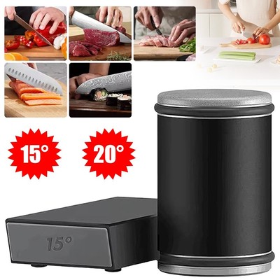 Sharpening System Rolling Knife Sharpener Kit mit 15° & 20° Diamond Grit Discs