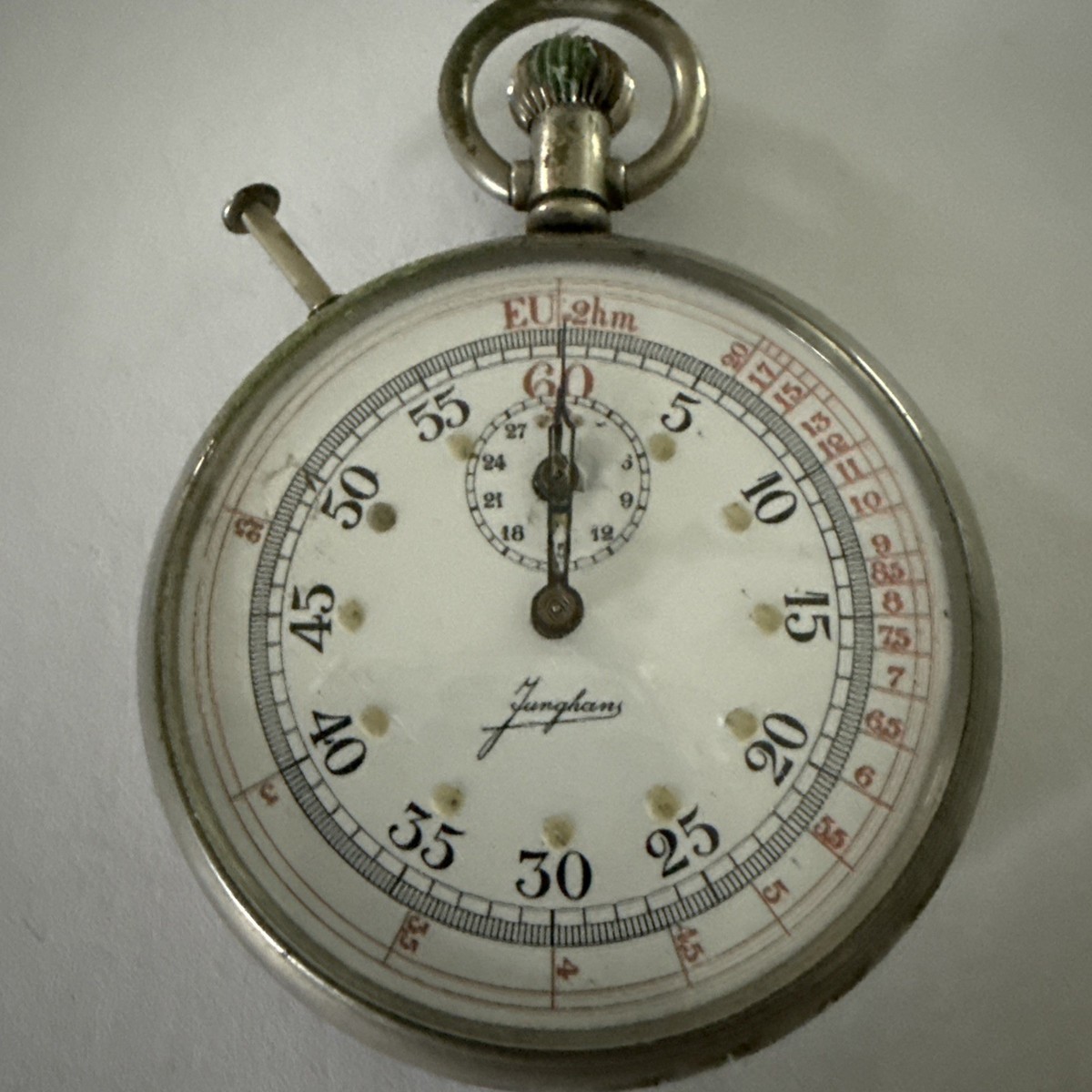 Working German WWII Junghans KM Artillery Stop Watch | eBay