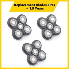 3Pcs 5 Head Shaver Replacement Blades for Freebird Head Shaver, Universal 5