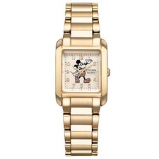 Citizen EW5609-58W Limited Disney Collection Gold Solar Watch Women Special Box
