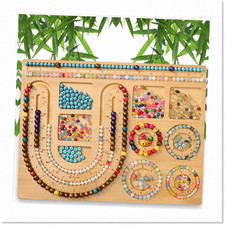 Bamboo Beading Board for DIY Jewelry Making