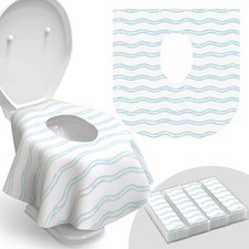 Toilet Seat Covers Disposable - 20 Pack - Waterproof, Ideal for Kids and Adu...