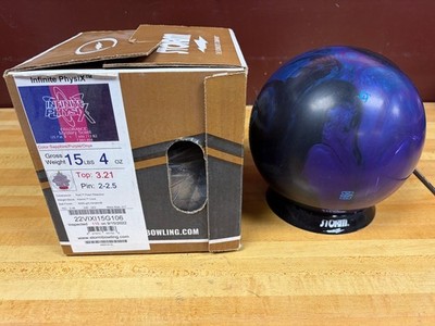 Storm Infinite Physix Bowling Ball 15lb 4oz, 3.21oz top weight, 2