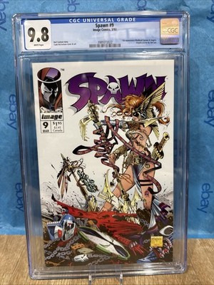 SPAWN #9 CGC 9.8 WP 1st ANGELA Modern Age IMAGE COMICS 1993 Todd McFarlane