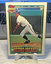 George Brett 1991 Topps Record Breaker #2 Kansas City Royals MLB Baseball Card