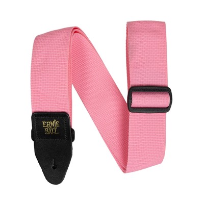 Ernie Ball Gitarrengurt Polypro, Alba Pink, Standard - 104 cm - 182 cm