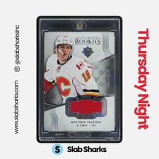 2016 UPPER DECK ULTIMATE COLLECTION MATTHEW TKACHUK ROOKIE JERSEY SILVER RC /249