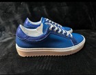 New Tiannia Barnes Men’s Billy Leather Low-Top Ebony Lapis Sneaker Shoes Size 9 — photo 2