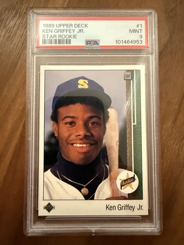 1989 Upper Deck Ken Griffey Jr. Star Rookie #1 RC PSA 9 MINT Mariners