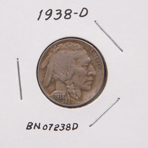 1938-D Buffalo nickel