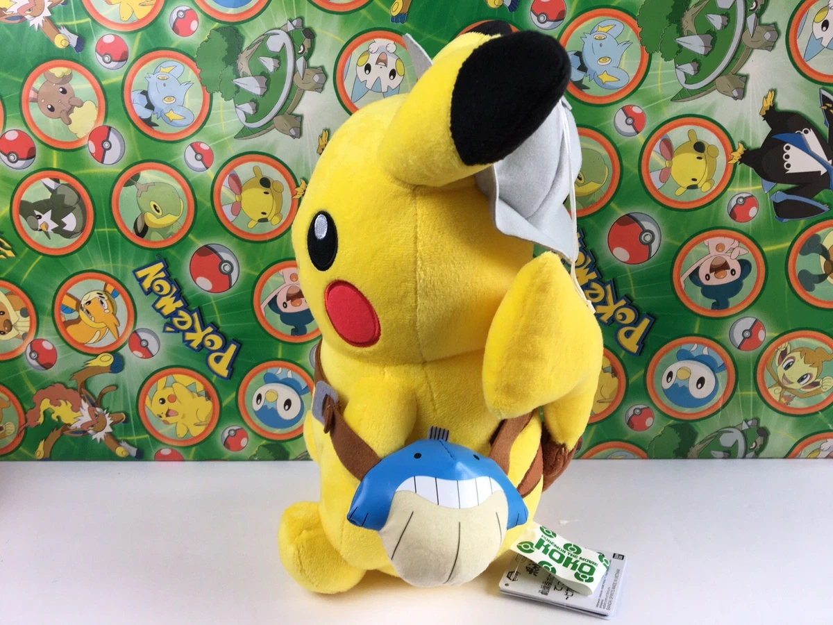 Pokemon Plush PIKACHU Koko Movie Wailmer Banpresto UFO doll Stuffed figure  toy