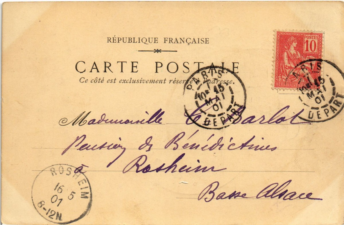 PC ARTIST SIGNED, LES PORTE BONHEUR, Vintage Postcard (b51752) | eBay