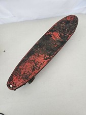 Vintage 1970's Era / Roller Sports Inc. / ProLine / Red Lexan / Skateboard Rare