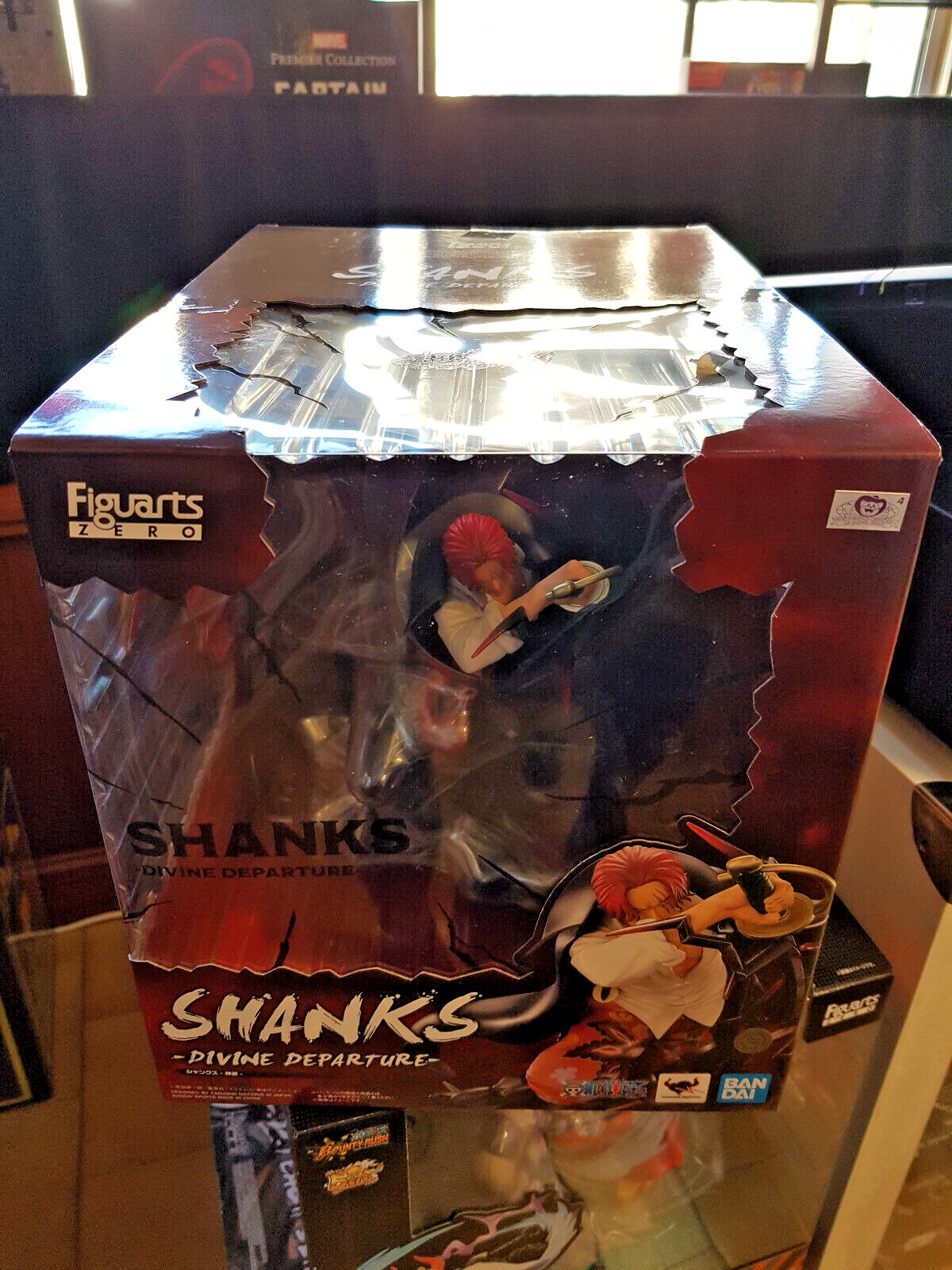 Figurine One Piece statue Figuarts ZERO Shanks Divine Depature 20 cm bandai