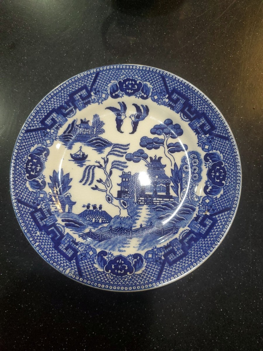 Made in Occupied Japan Blue Willow Dinner Set ( 5 Piece ) | eBay