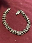 VTG  1960’s Silver Tone Beaded Bracelet- Costume Jewelry