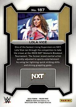 Lola Vice 2024 Panini Prizm WWE - #187 - | eBay