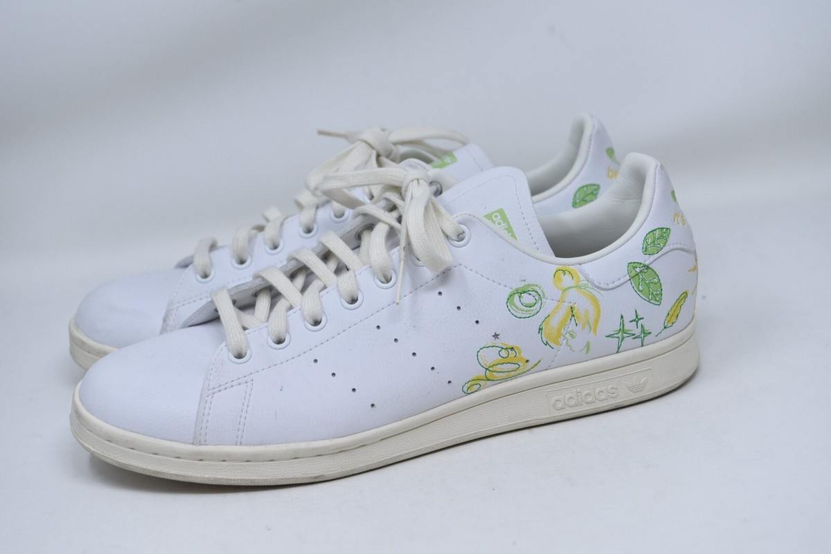 Adidas Stan Smith Men\'s Size 8 Disney Tinkerbell Peter Pan GZ5994 White Green Adidas Originals Stan Smith Peter Pan and Tinkerbell Men main image 4