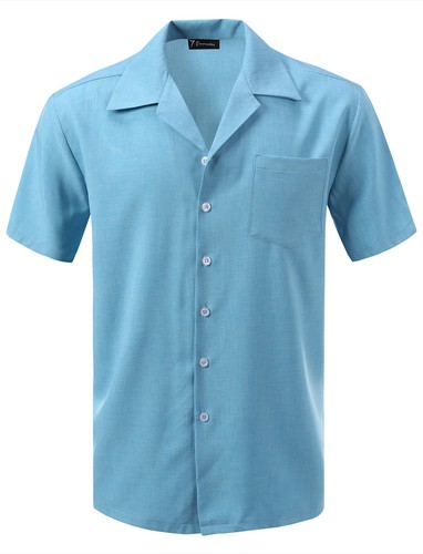 7Encounter Men's Casual Button Down Camp Dress Shirt  - Bild 10 von 20