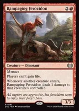 Rampaging Ferocidon - 167 - NM - Commander: Duskmourn: House of Horror - MTG