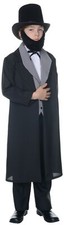 Abraham Lincoln Child Costume President Abe Patriotic Halloween
