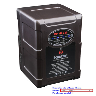 Kastar Battery Dual D-Tap Charger for V-Mount V-Lock & Sony HDW-F900R Camcorder