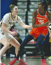 ASTOU NDOUR Signed 8 x 10 Photo WNBA Basketball CONNECTICUT SUN Spain