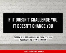 Motivational Gym Banner - Inspirational Weigh...