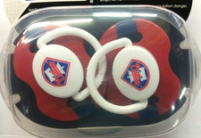 MLB Philadelphia Phillies 2-Pack Pacifiers, NEW