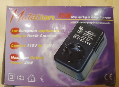 45 WATT Konverter 110V zu 230 VOLT Mutation